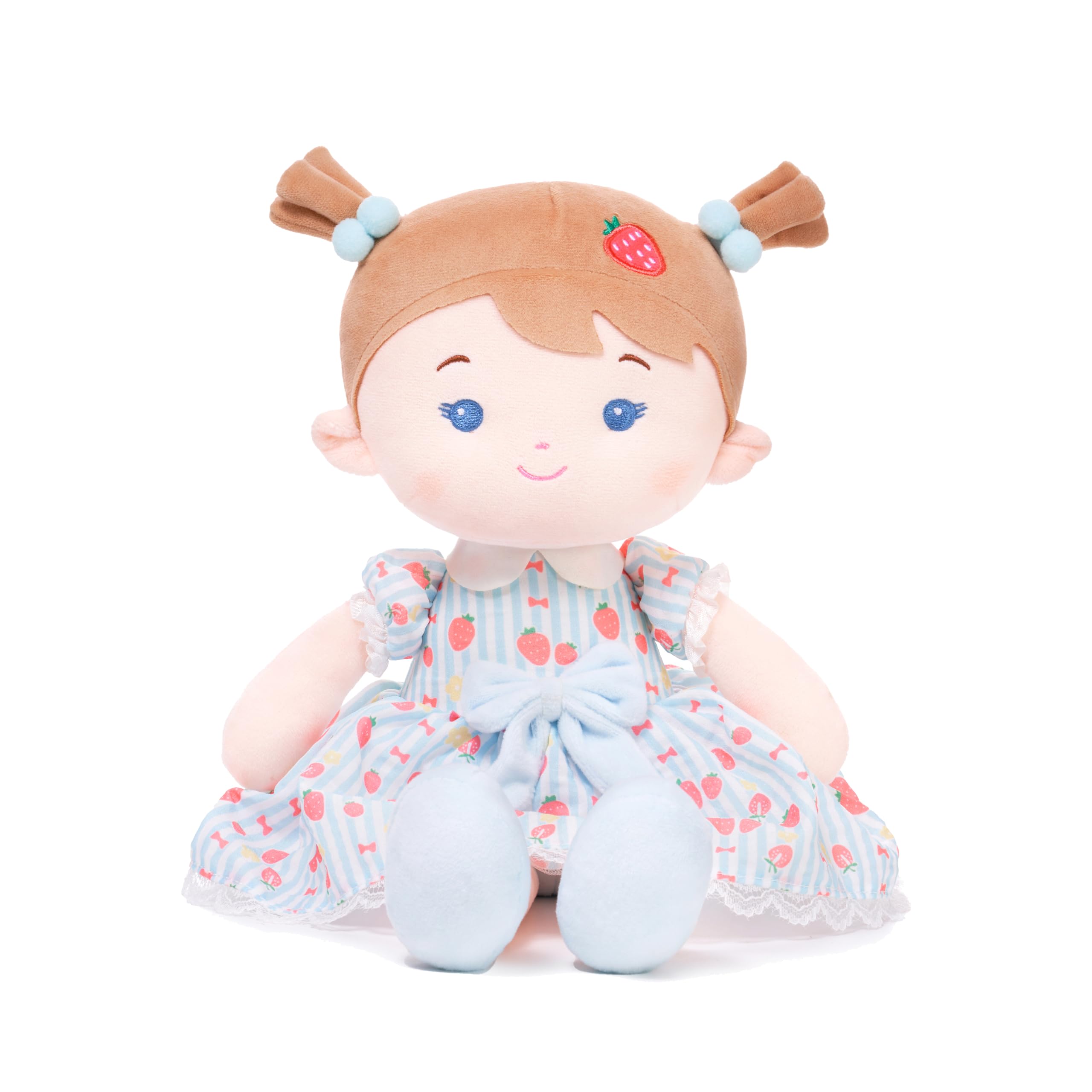 LeyaDoll Baby Rag Doll 16",First Baby toys for 2 year old girls