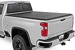 Soft Roll Up Truck Bed Tonneau Cover for Chevy Silverado & GMC Sierra 2500HD/3500HD (2020-2025) - Fit 6'9 Bed, Weather-Resistant, Roll Up Bed Cover