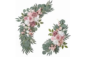 Artificial Dusty Rose Wedding Flowers (Pack of 2) for Wedding Arches
