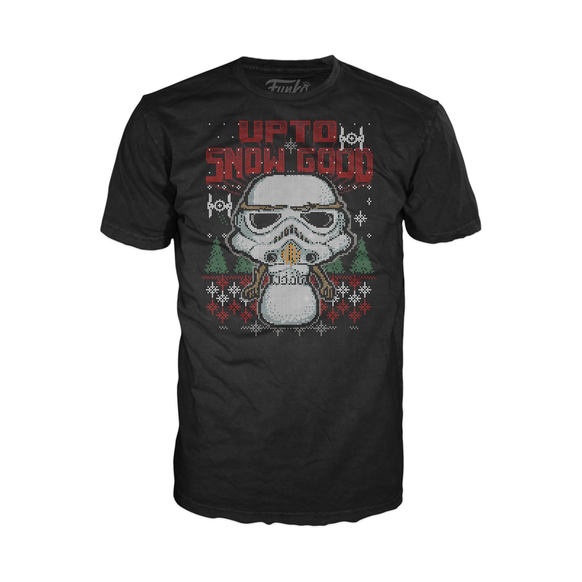 Funko POP! & Tee: Star Wars, Holiday Stormtrooper, Metallic, Medium, T-Shirt, Clothes With Collectable Vinyl Figure - Image 4
