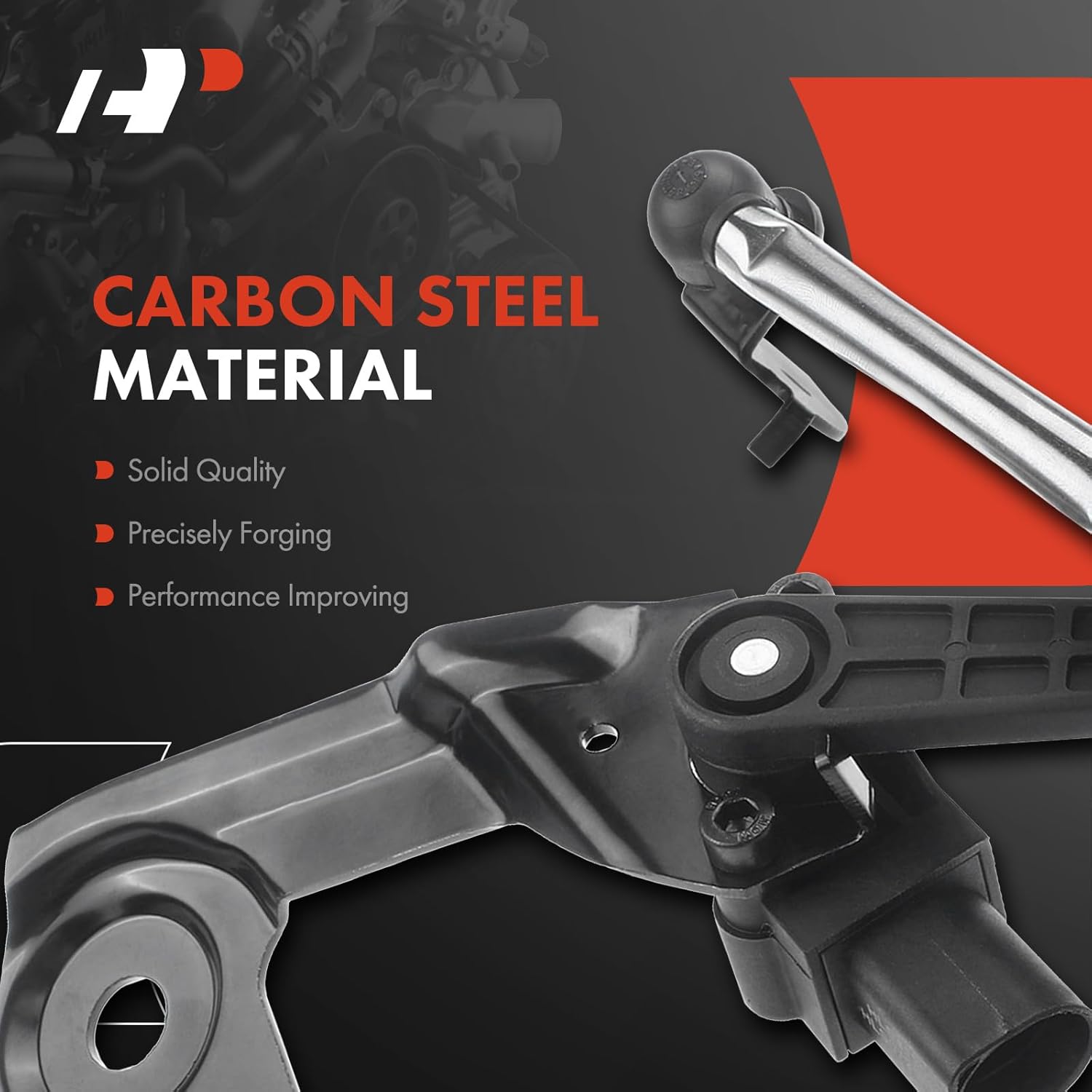 A-Premium Ride Height Level Sensor Rear Left Compatible with Audi A6 A7 12-18, Q5 09-17, RS7 14-18, S6 13-18, S7 16-18, SQ5 14-17, Replace# 8R0941309C, 8R0941309E