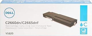 Dell V1620 Toner Cartridge C2660dn/C2665dnf Color Laser Printer,Cyan