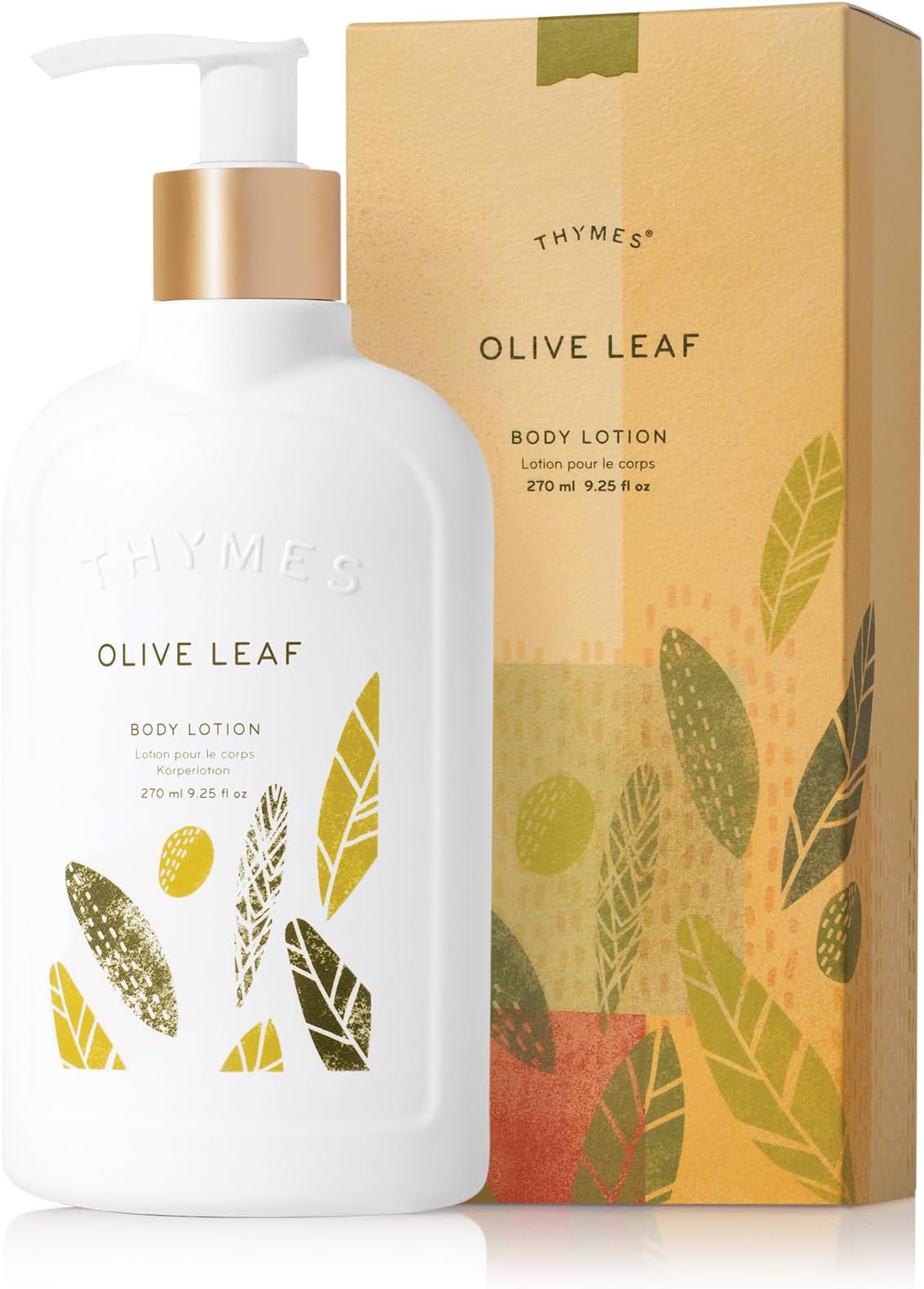 Olive Leaf Body Lotion - Shea Butter Lotion wIth Vitamin E & Olive Oil for Skin Care Routine - Body and Hand Lotion for Women & Men (9.25 fl oz)