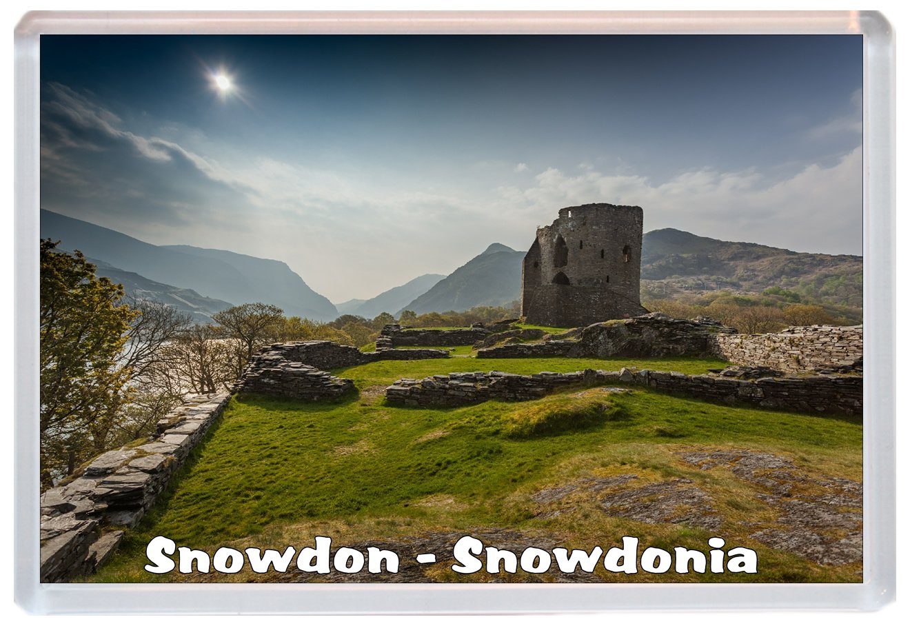 Baked Bean Store Snowdon - Snowdonia - Wales - Jumbo Fridge Magnet Id069