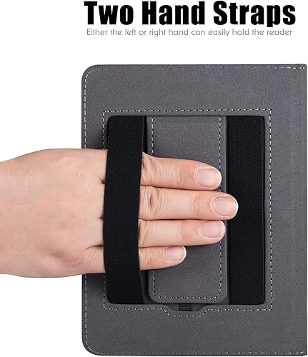 Miniatura 10 de BOZHUORUI Funda con soporte para Nook Glowlight 4 Plus de 7.8 pulgadas (solo lanzado en 2023), funda de piel sintética de alta calidad con dos