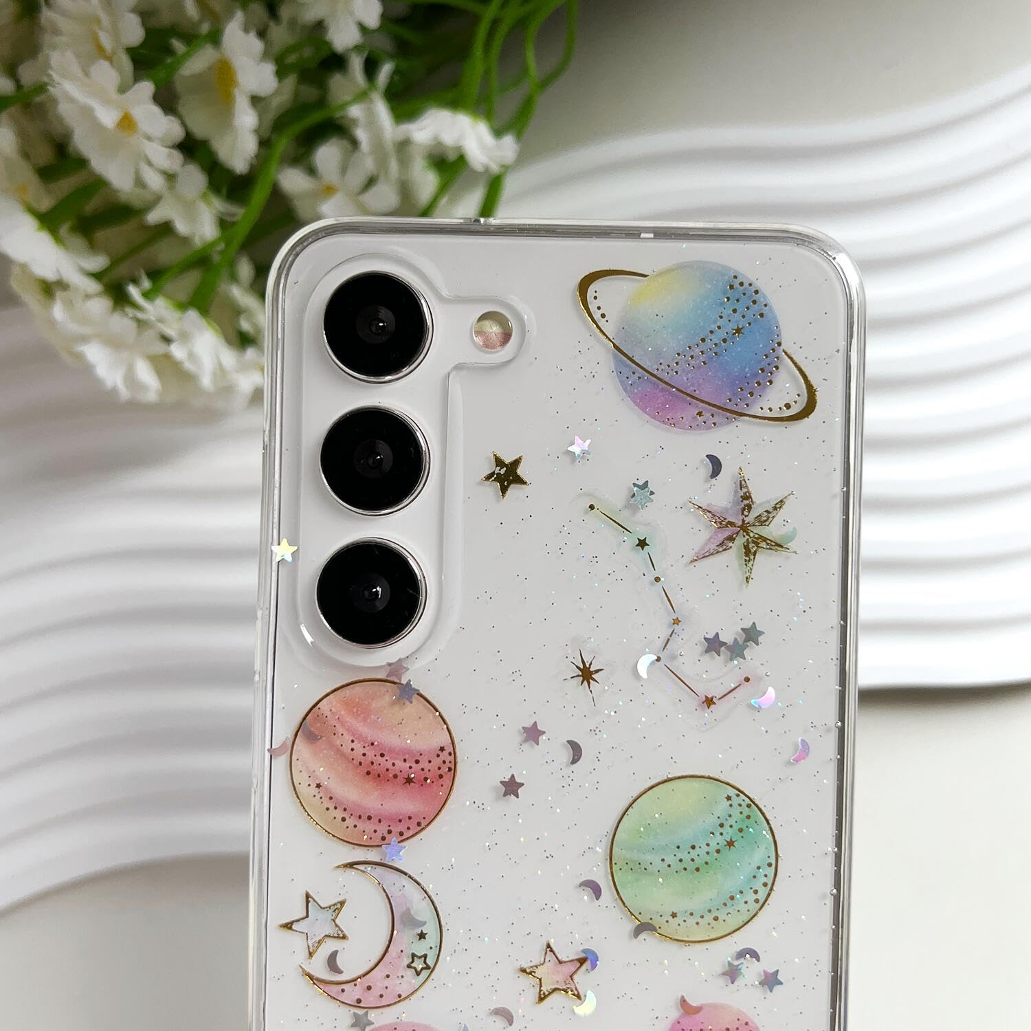 Amazon.com: LSEEKA for Samsung Galaxy S23 Clear Case with