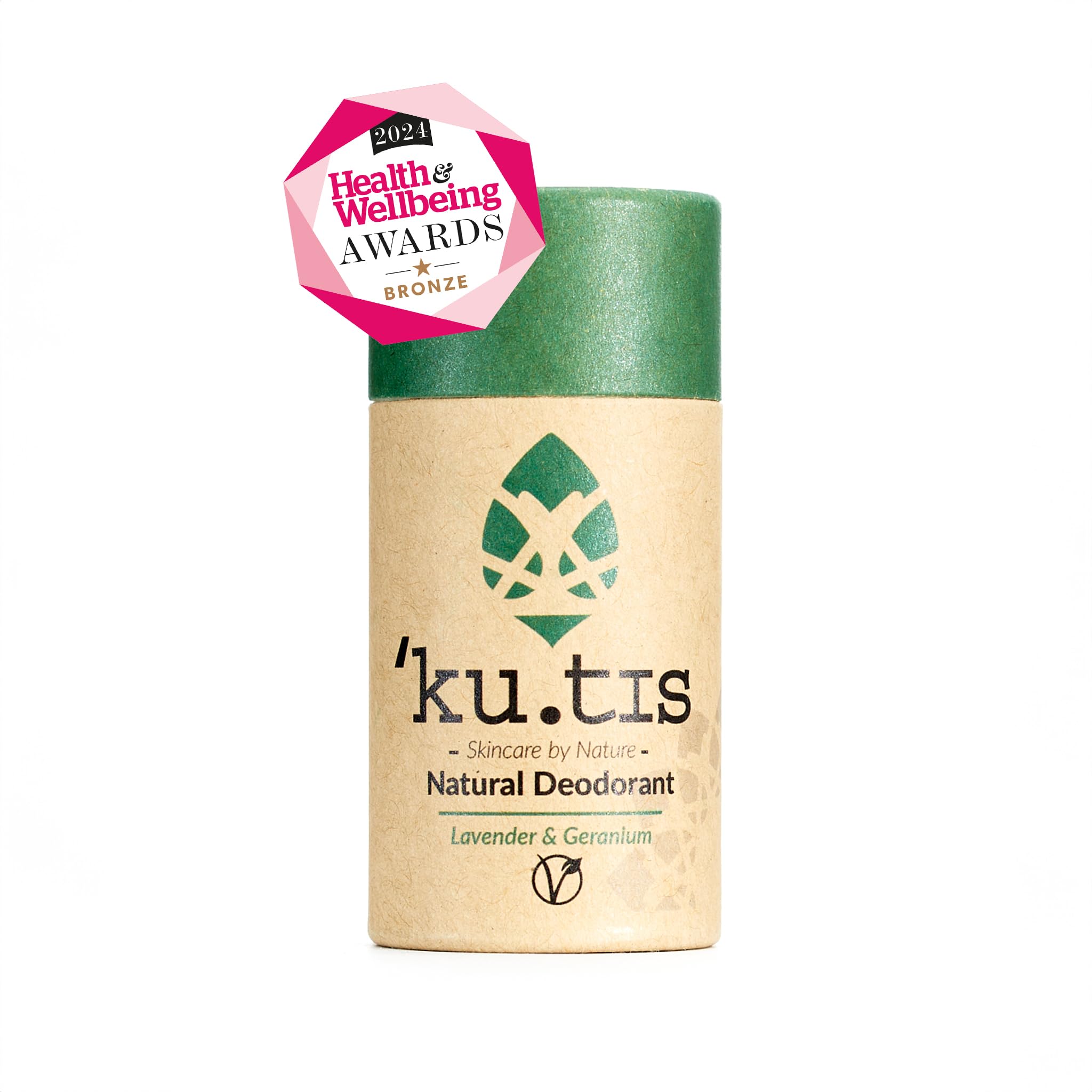 Kutis Lavender & Geranium Plastic-Free Natural Vegan Deodorant