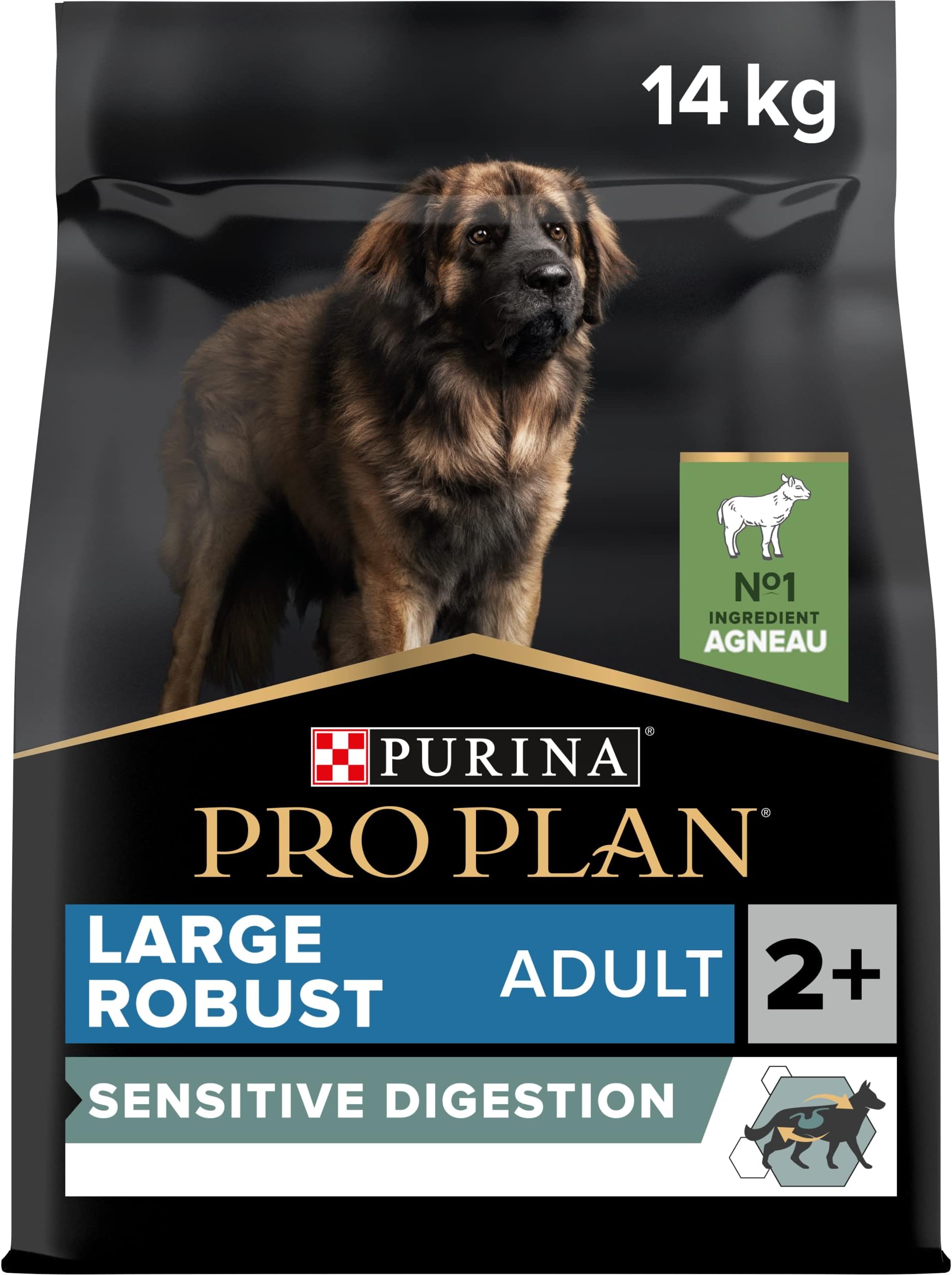Purina Pro Plan Large Robust Adult Sensitive Digestion Opti Digest Lamb, 14 kg