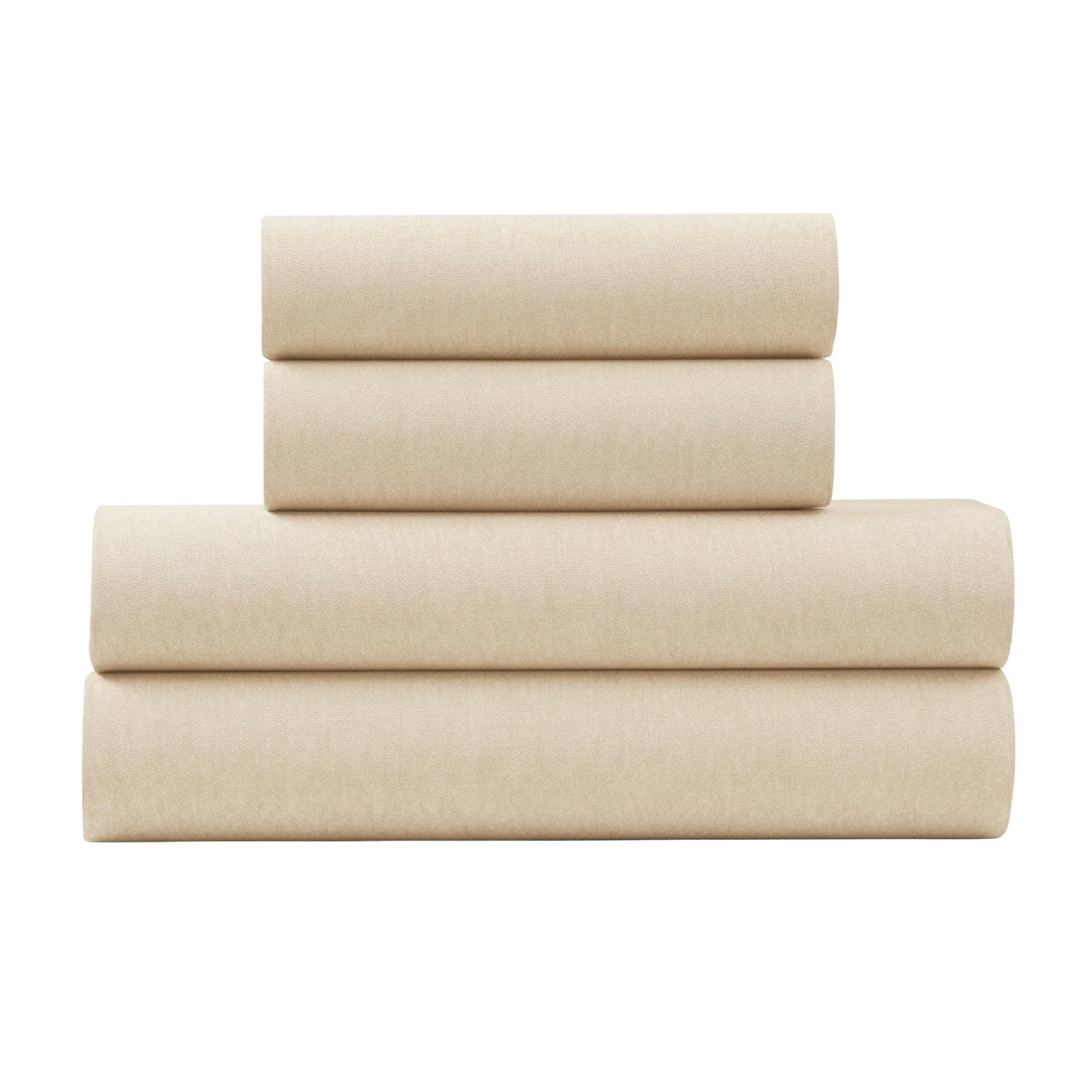 Parure de lit 4 pièces anti-plis en tissu ultra doux pour retrouver un sommeil réparateur
