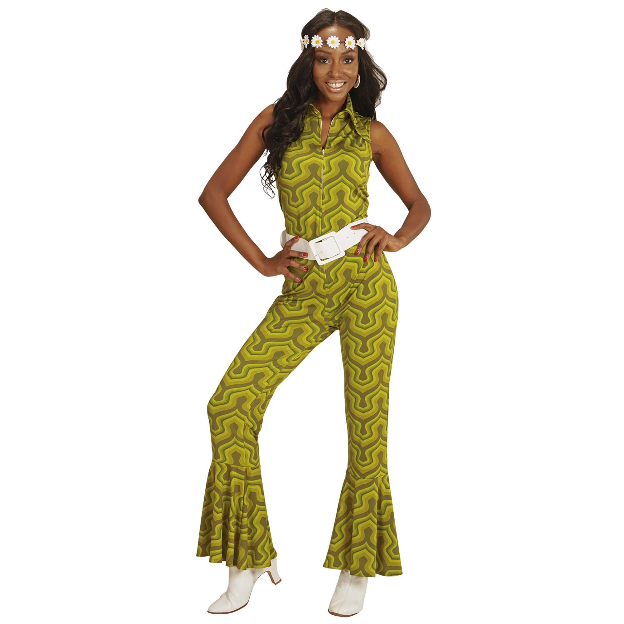 W WIDMANN MILANO Party Fashion - Jaren 70-kostuum Disco Fever Dancing Queen kostuum