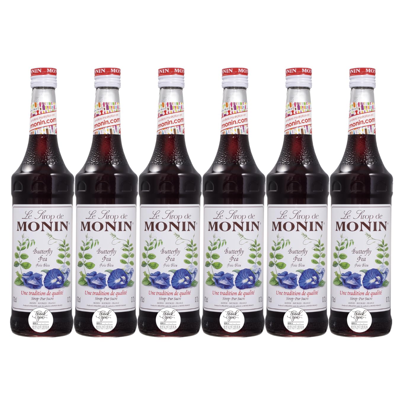 モナンMONIN シロップバタフライピー9本セット