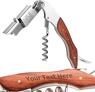Wine Opener, Wine key, Corkscrew, Wine Bottle Opener w/Foil Cutter