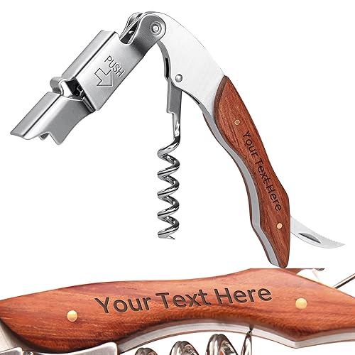 Wine Opener, Wine key, Corkscrew, Wine Bottle Opener w/Foil Cutter