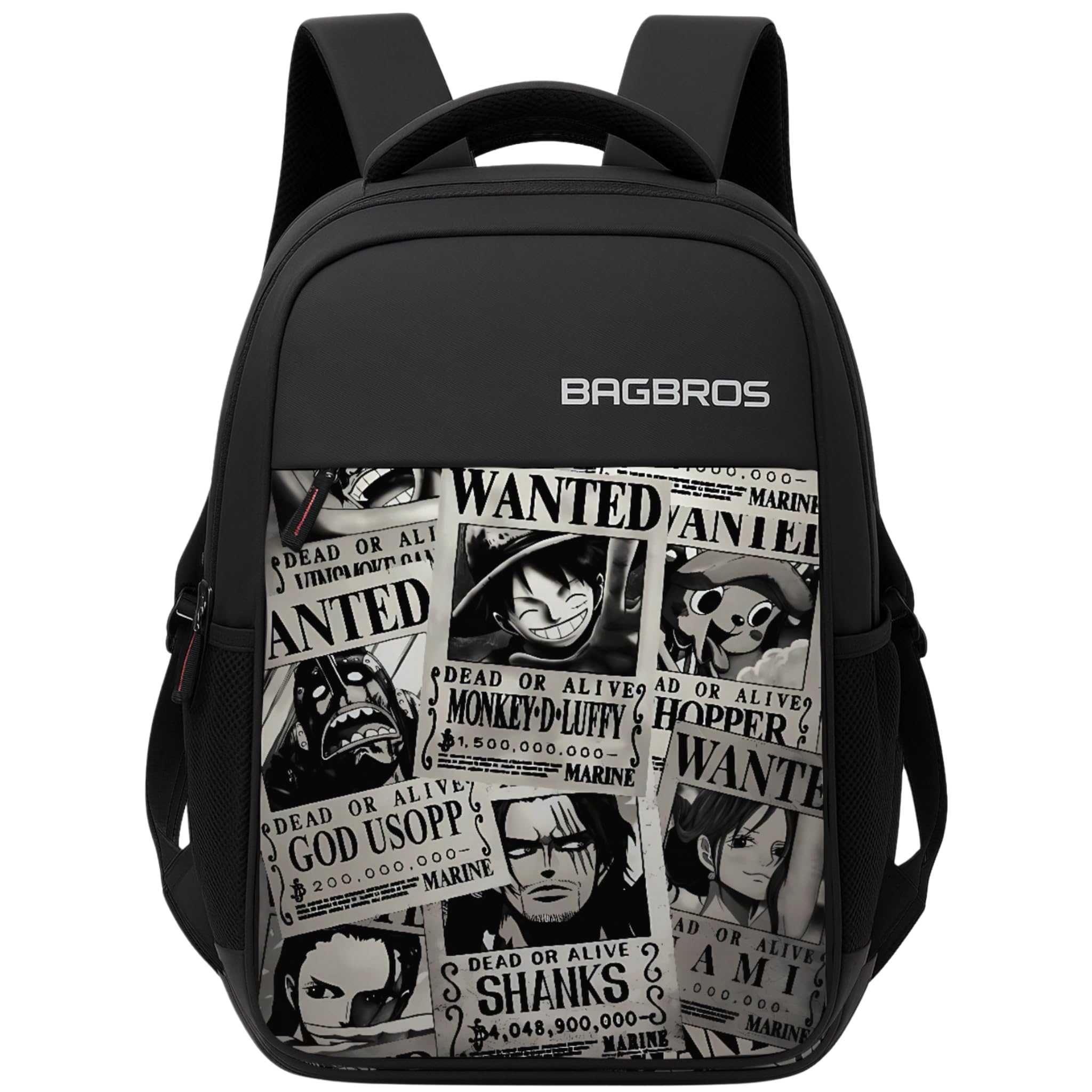 bagbros Onepiece Anime Printed Backpack Wanted Poster Printed Laptop Bagpack | 30L One Piece Anime Printed LUFFY Waterproof Backpack Multi-Storage Designer Backpack,Laptop Bags,School Bag-picture-48
