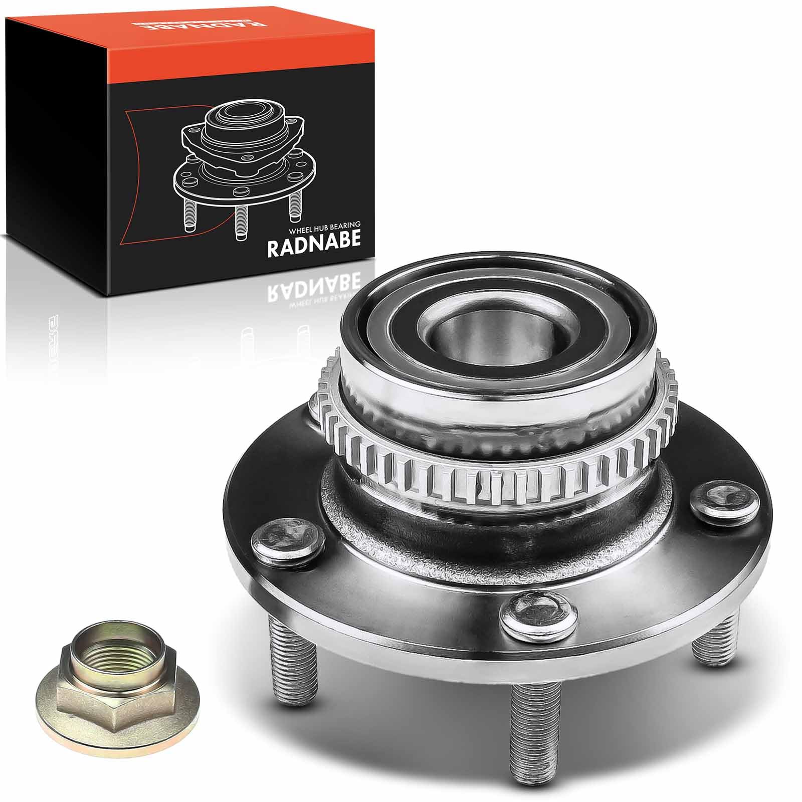 Frankberg Kit de rodamientos de ruedas Eje trasero Compatible con Tucson JM 2.0L SUV 2004-2021 Sportage JE KM 2.0L SUV 2004-2010 Sustituir# 527102E100