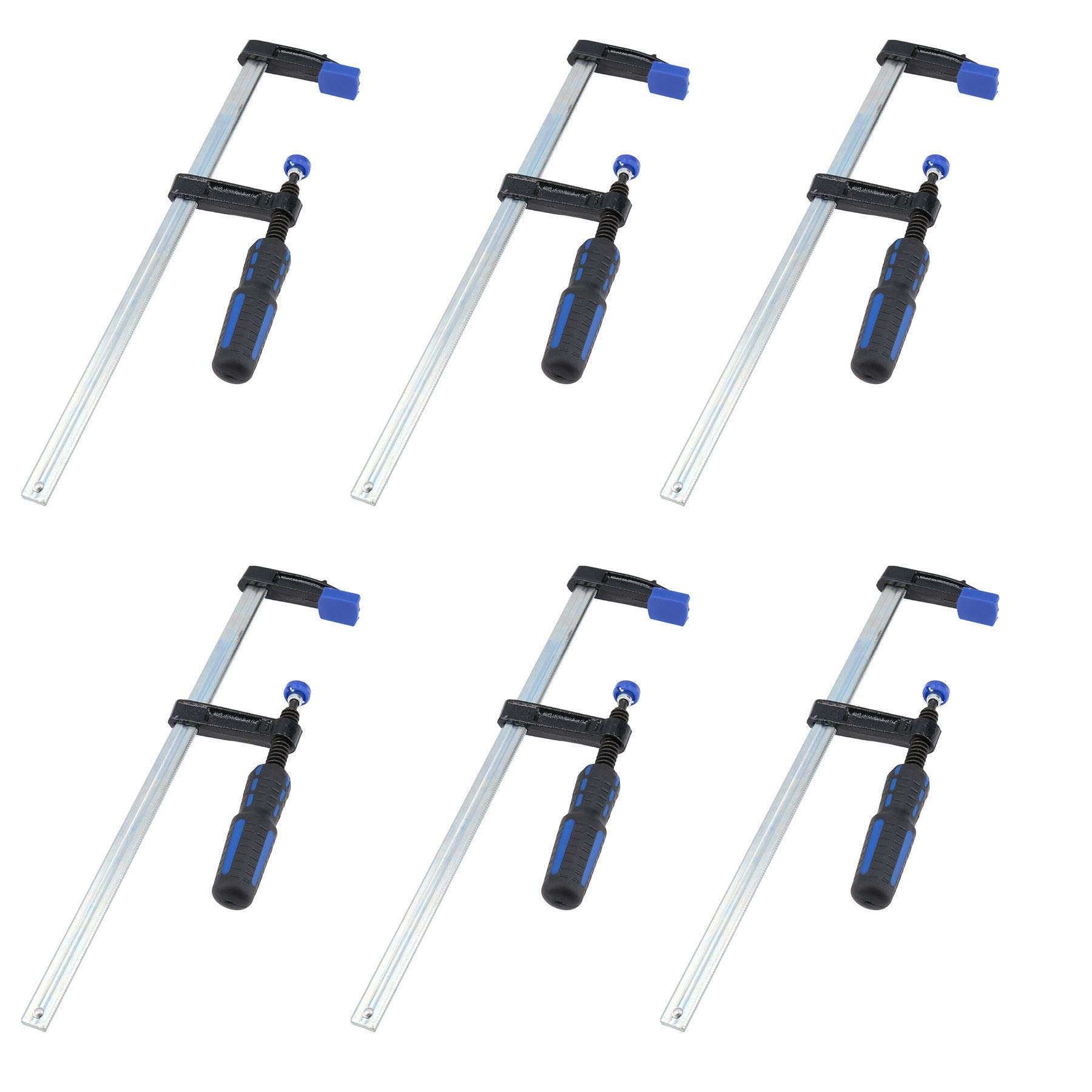 Morsetto scorrevole a F, profilo a morsetto, fissaggio 300 mm x 50 mm, 6 pezzi