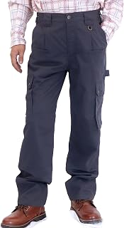 FR Pants for Men Cargo Flame Resistant Pants(2112&CAT2) 100% C 7.5oz Utility Fire Resistant Pants