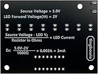 Vista 6 de Kit de práctica de soldadura DIY Práctica Circuito Electrónico Proyecto Resistor Tablero de Aprendizaje