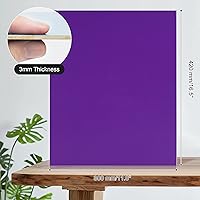 Vista 2 de ROBOTIME Paquete de 7 hojas de madera contrachapada de doble cara de 1/8 pulgadas, 12 x 16 x 1/8 pulgadas, hojas de madera de color sólido