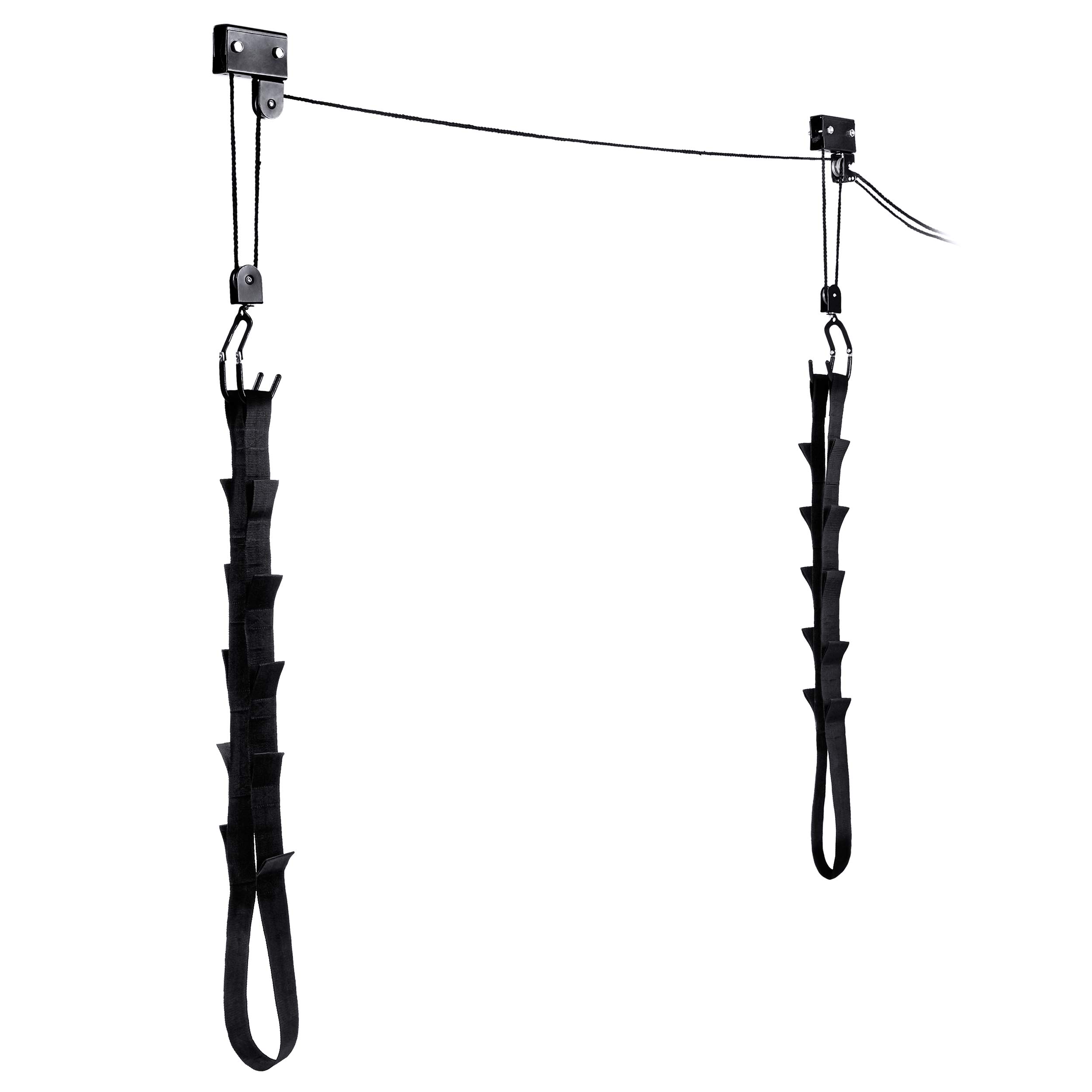 Powerfly Garage Ceiling Kayak Storage Bike Hoist Hanger Ladder