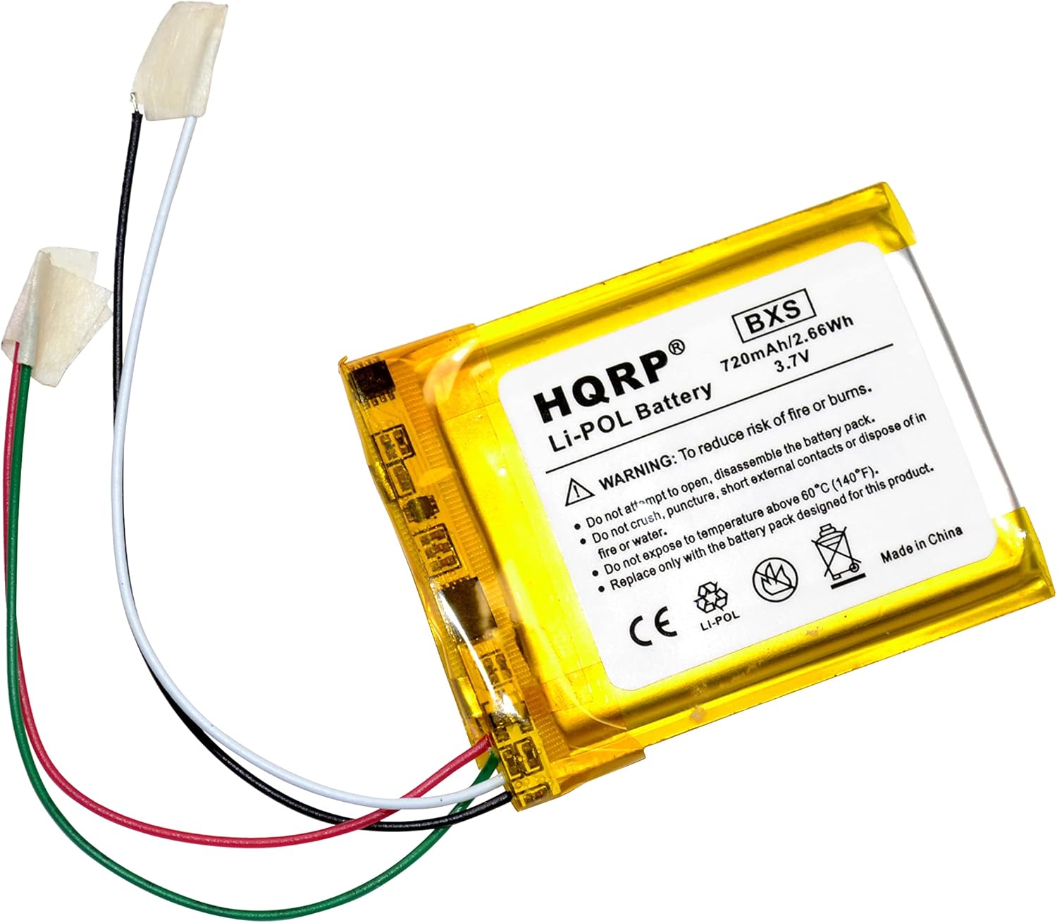 Batterie Ni-MH 9.6V 600mAh type HE520 HT-02 RHE9608KY Pour ABITRON