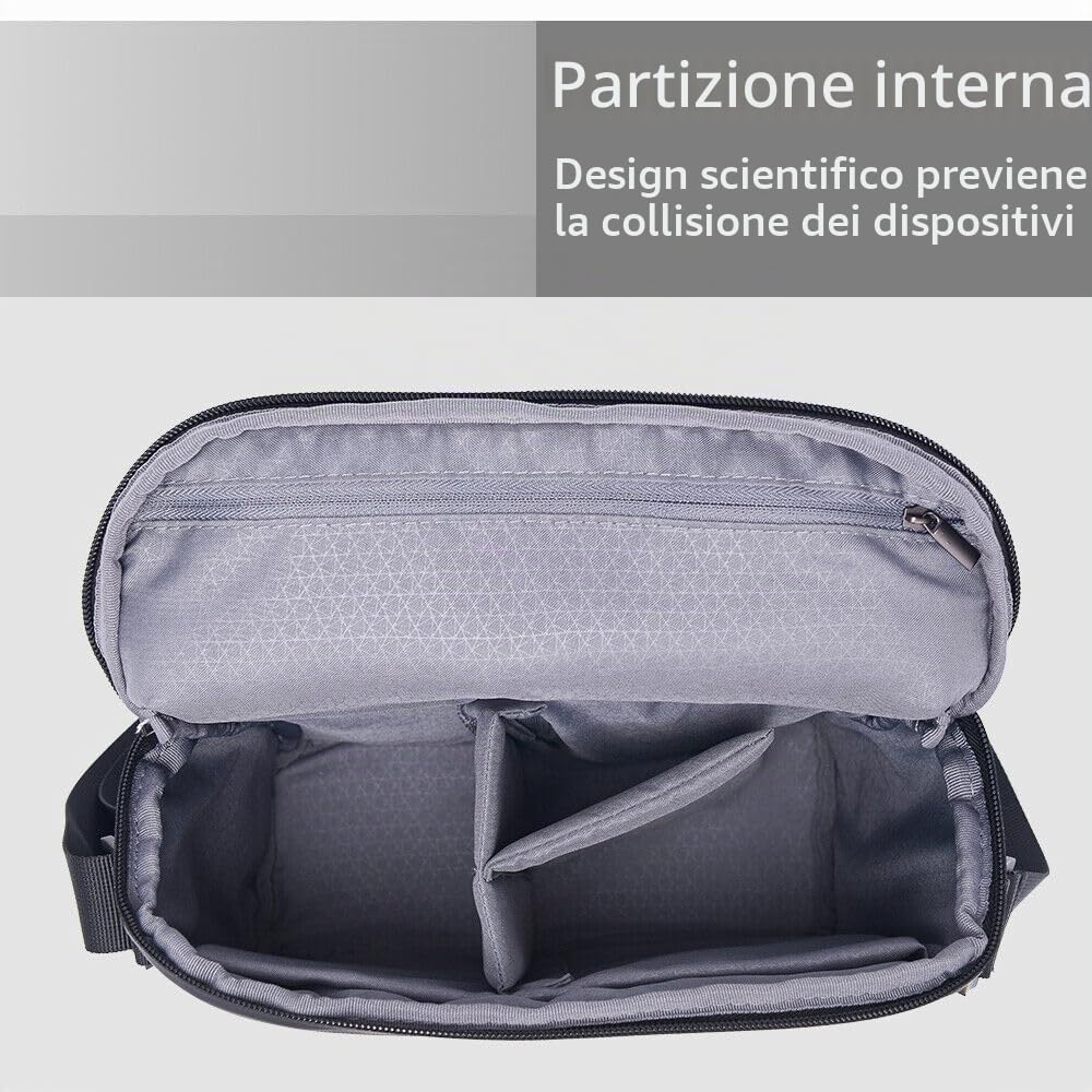 Originale Portatile Caso di Immagazzinaggio Borsa a Tracolla per DJI Mini 3/Mini 3 Pro Accessorie, Nero , 27.5 x 21 x 11 cm, Compatto