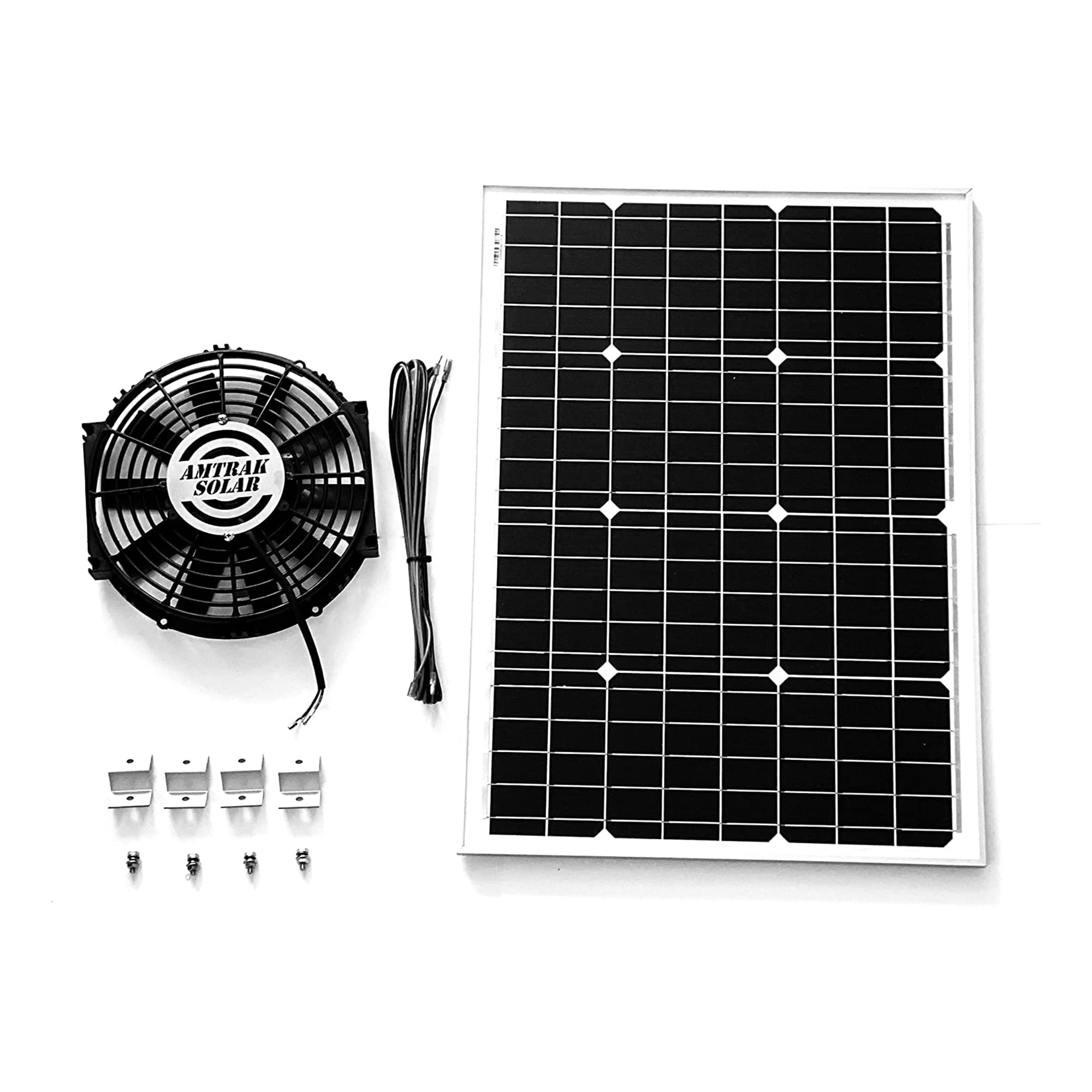 Amtrak Solar 12-Inch Solar Attic Fan