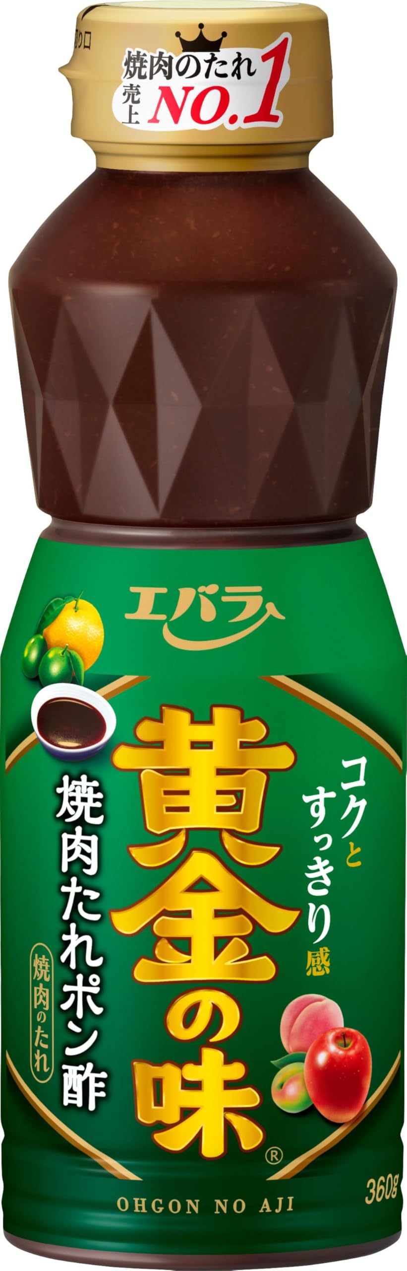 Amazon.co.jp: エバラ 黄金の味 焼肉たれポン酢 360g : 食品・飲料・お酒