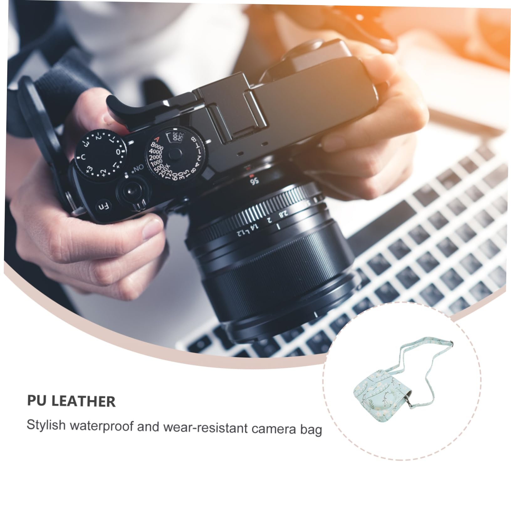 jojofuny 2 Pz Custodie Protettive Kutuzov Mikaberidze Fotocamera + Borsa Facile Da Pulire Cámara De Fotos Istantanea Spallacci Imbracatura Borsa Fotografica Resistente Ai Graffi Custodia