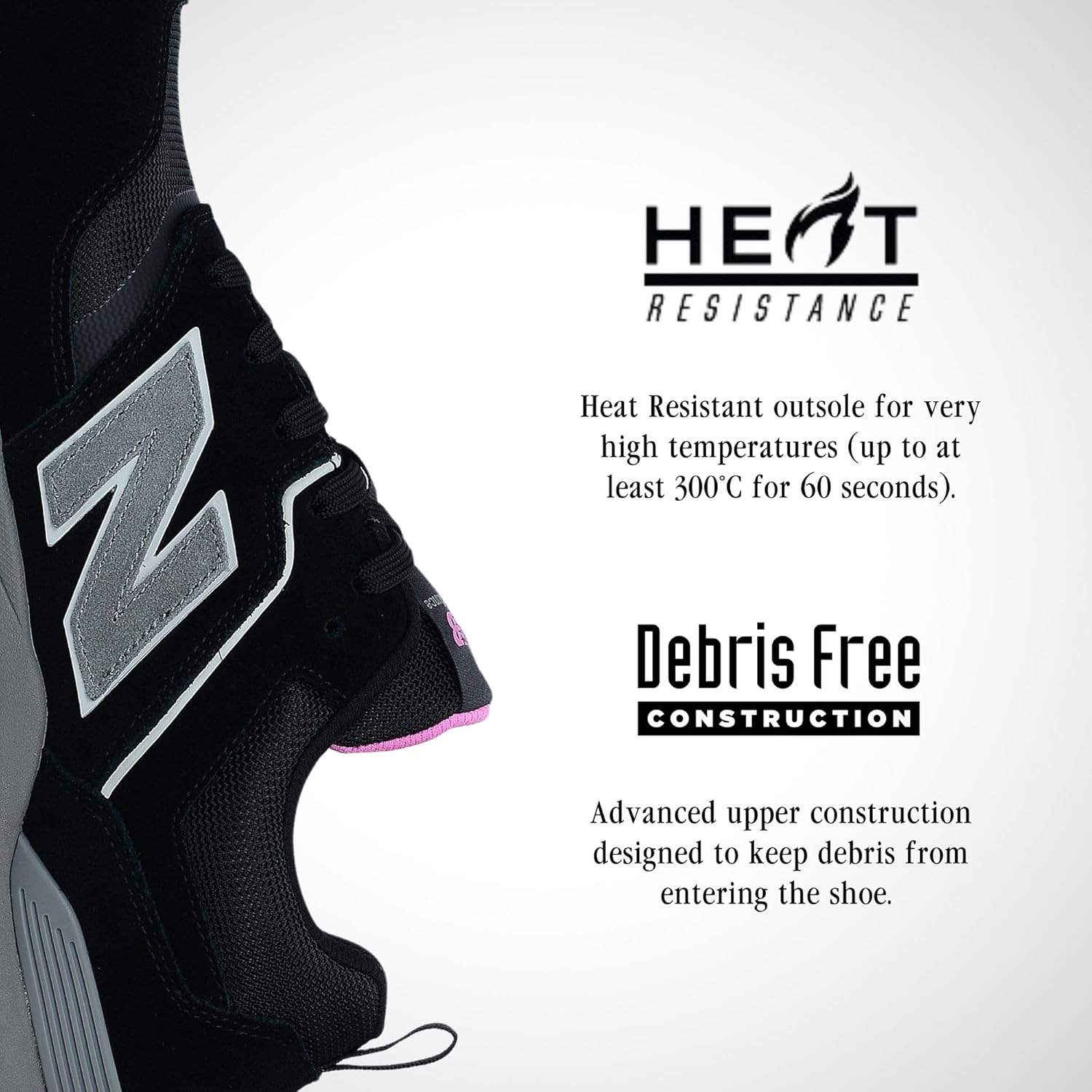 New Balance Women's Composite Toe Elite Lite EH Industrial Shoe, Black Rose, 6 - Image 4