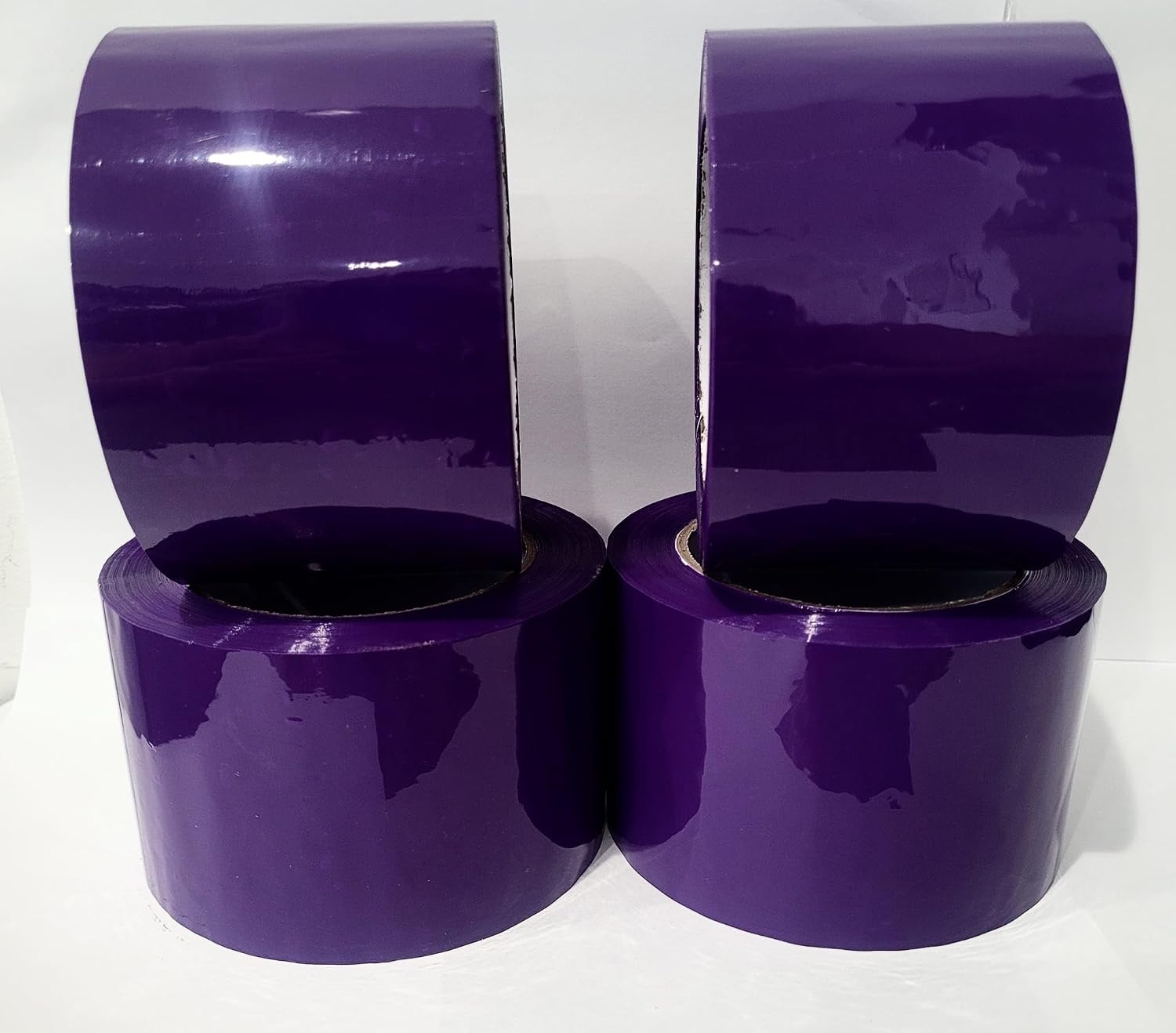 Purple Carton Sealing Tape, Packing Tape, Moving Tape 3" x 110 Yards, 2.0 Mil Thick, Heavy Duty for Shipping and Storage (4 Rolls)