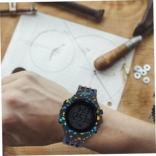 Miniatura 6 de GALPADA 2pcs Watch Boys Digital Alarm Clock Digital Kid Alarm Clock Digital Alarm Clock Kids Compass Relojes