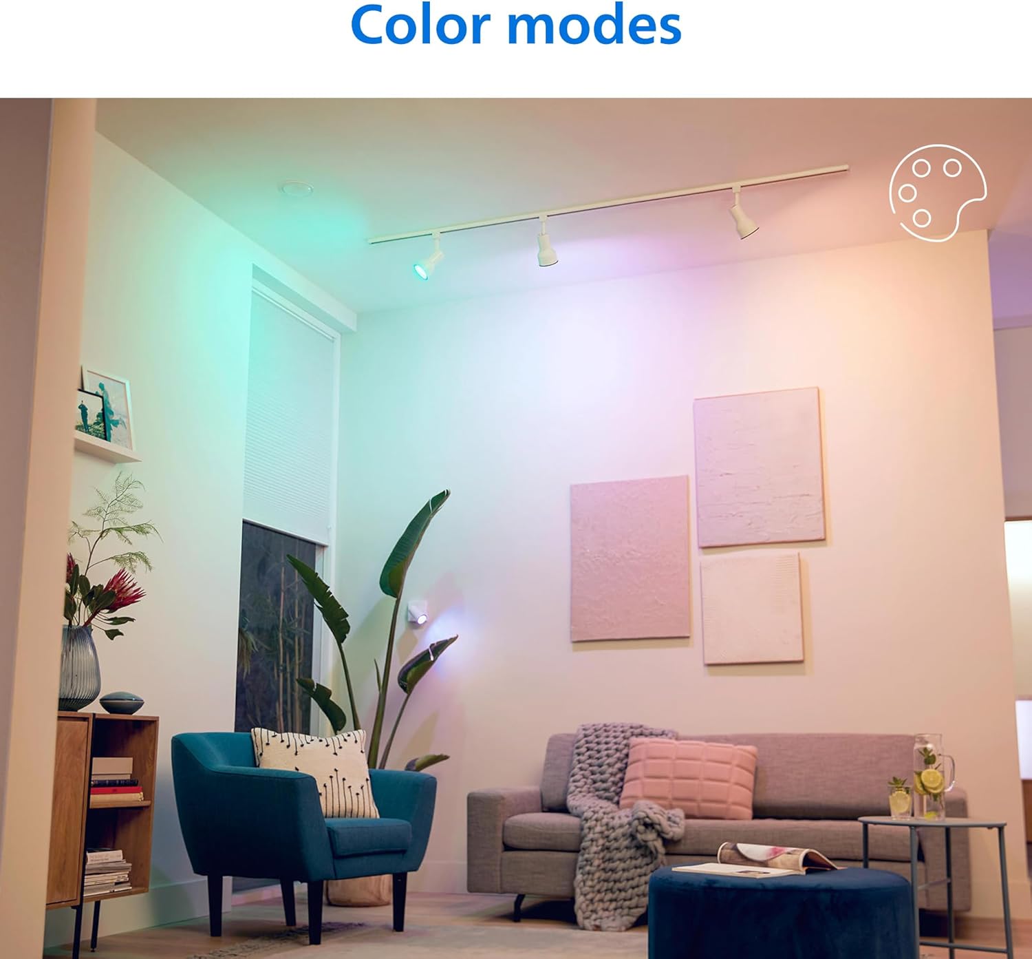 Philips Smart Wi-Fi Connected LED 45-Watt R20 Light Bulb 4-Pack, Frosted Color, Dimmable, E26 Medium Base
