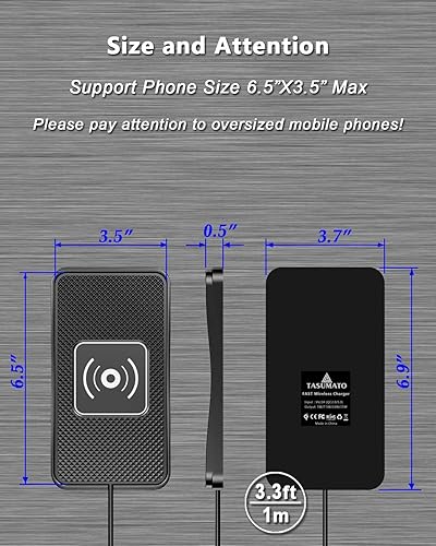 Miniatura 4 de Cargador de teléfono inalámbrico Qi almohadilla de carga rápida de 15 W 10 W 7.5 W cargador adaptador Mat para iPhone 14 13 Mini Pro Max 12 11 Plus