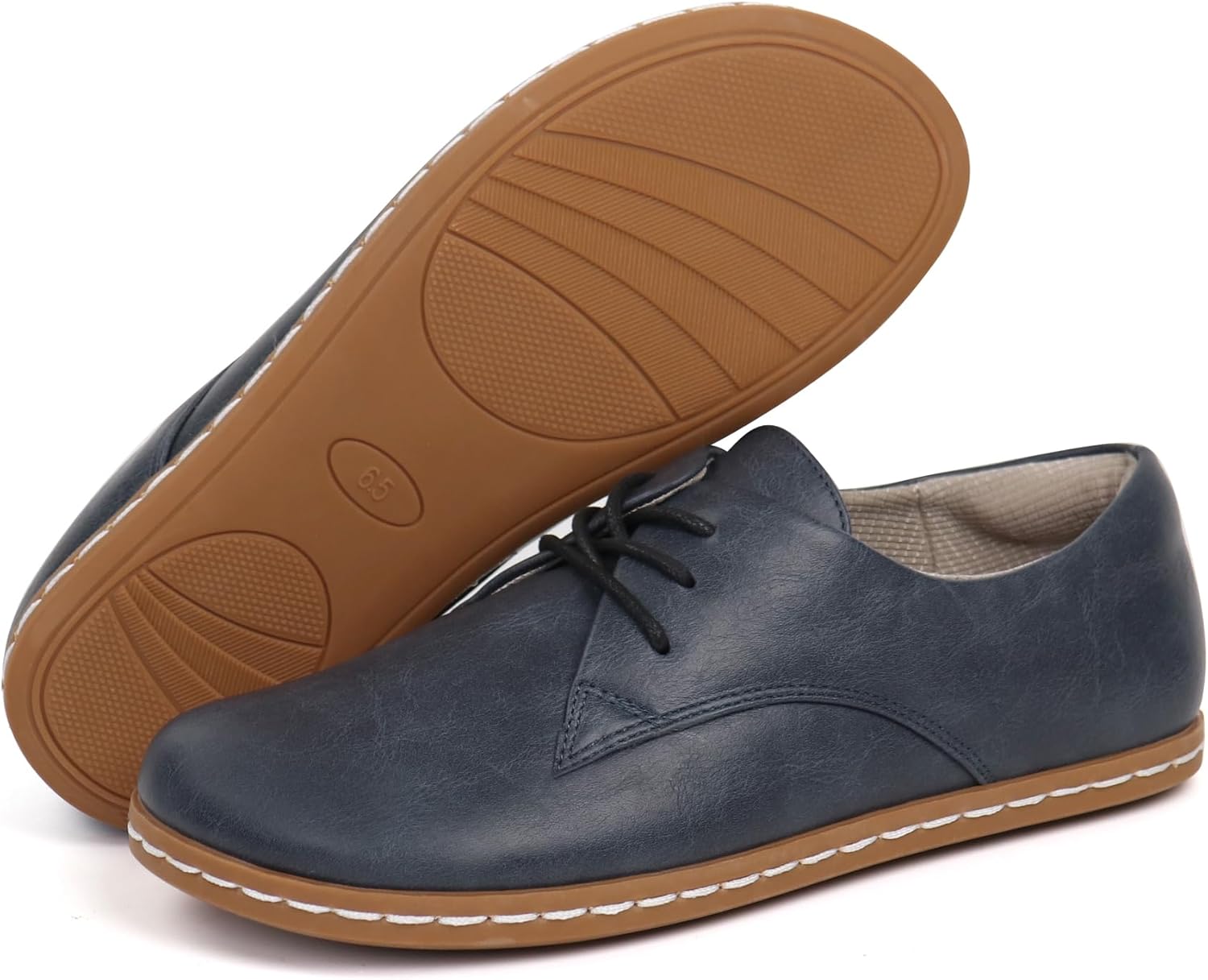 Women Barefoot Dress Shoes Wide Toe Box Shoes Oxfords Shoes - Image 5