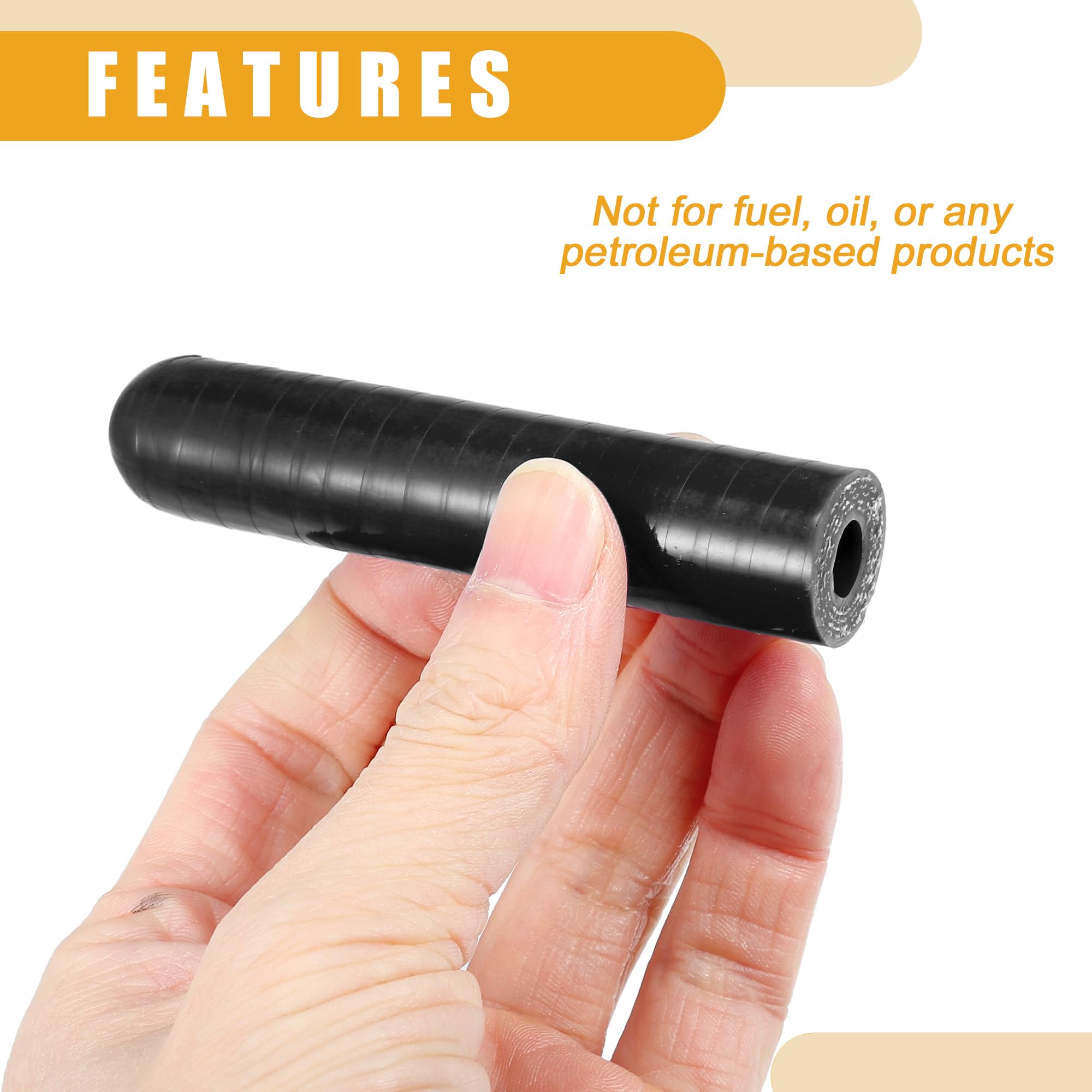 Bouchon De Tuyau Silicone Universel 8mm Bleu - Renforcé 3 Plis Avec Collier - Voiture Et Moteur