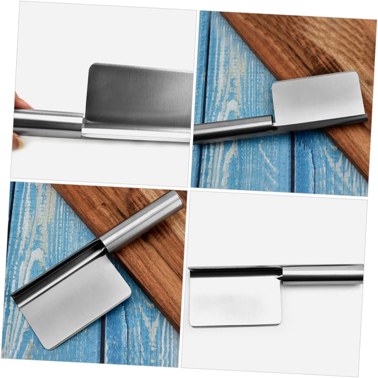 2 Piece Stainless Steel Crumb Scraper for Restaurant Counter Cleaning image 2