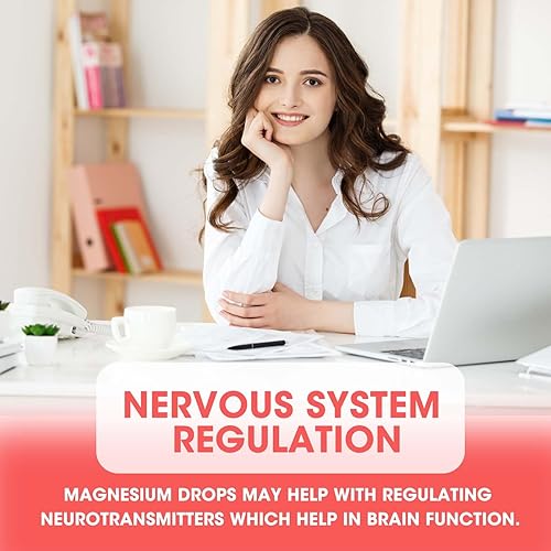 Miniatura 5 de Calm - Gota líquida de magnesio con glicinato de magnesio, citrato, óxido y taurato para hueso, corazón, músculo, sistema inmunológico, energía