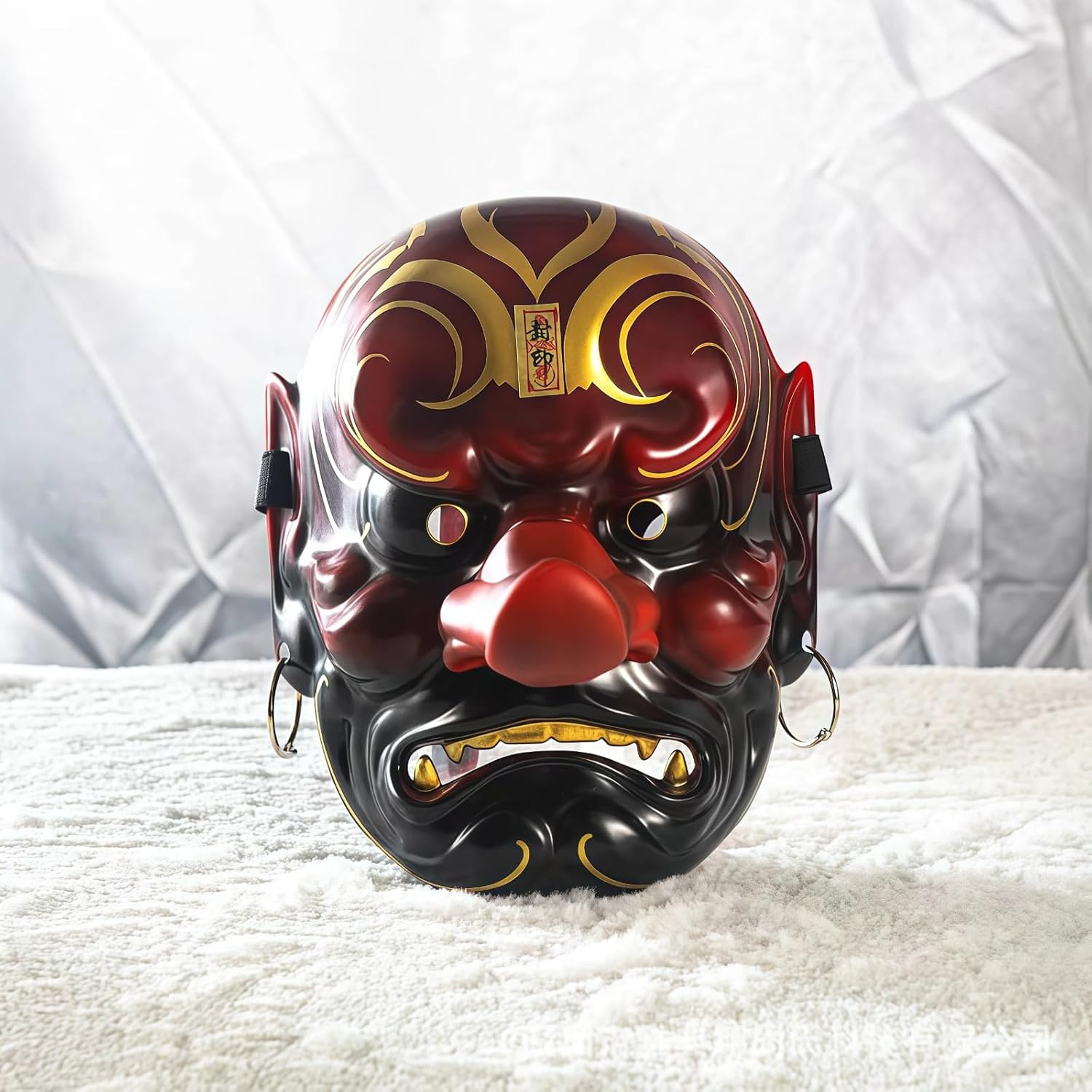 Japanese Tengu Mask - ABS Resin Ornament & Wearable Mask Home Decor, Festival Accessory, Mysterious Cultural Gift