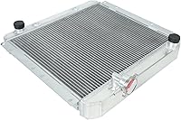 Vista 18 de 26mm AA5052 Kit de radiador de aluminio+cubierta de ventilador+relé de ventilador de termostato Compatible con 1984-2001 J-eep Cherokee XJ Comanche