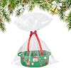Present Basket Christmas,Holiday Present Basket | Holiday Storage Decoration Treats Hamper for Men Gathering Party Housewarming Birthday Celebration