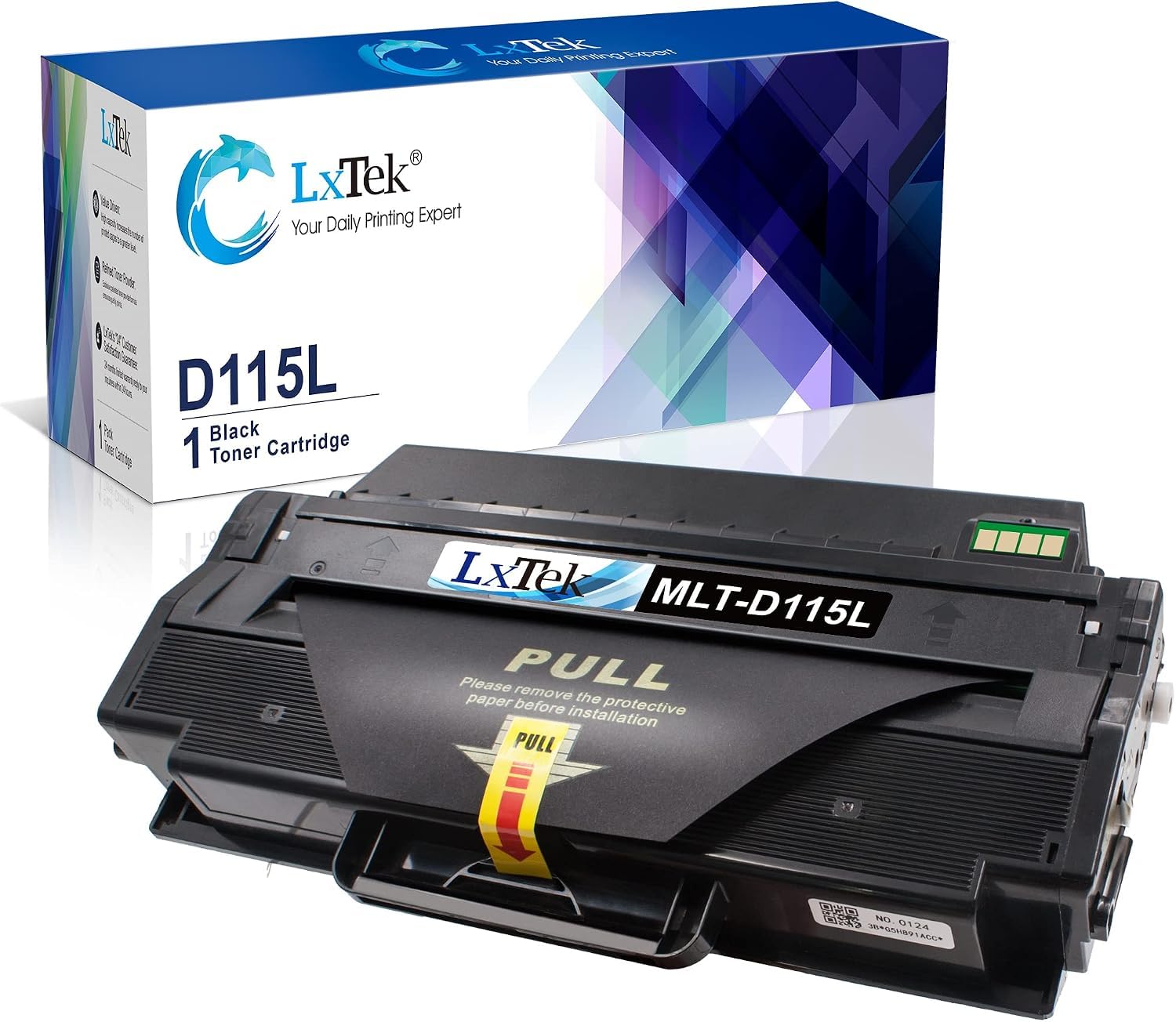 LxTek Compatible Replacement for Samsung 115 115L Toner Cartridge