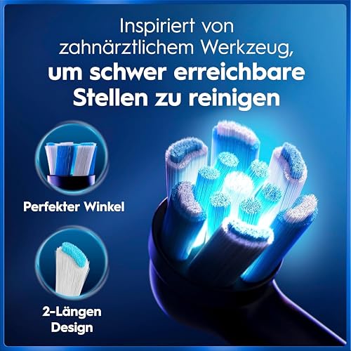 Oral-B iO 6 Plus Edition Electric Toothbrush with Magnetic Technology, 3 Replacement Brushes, 5 Cleaning Modes, Display & Travel Case, Black - 6