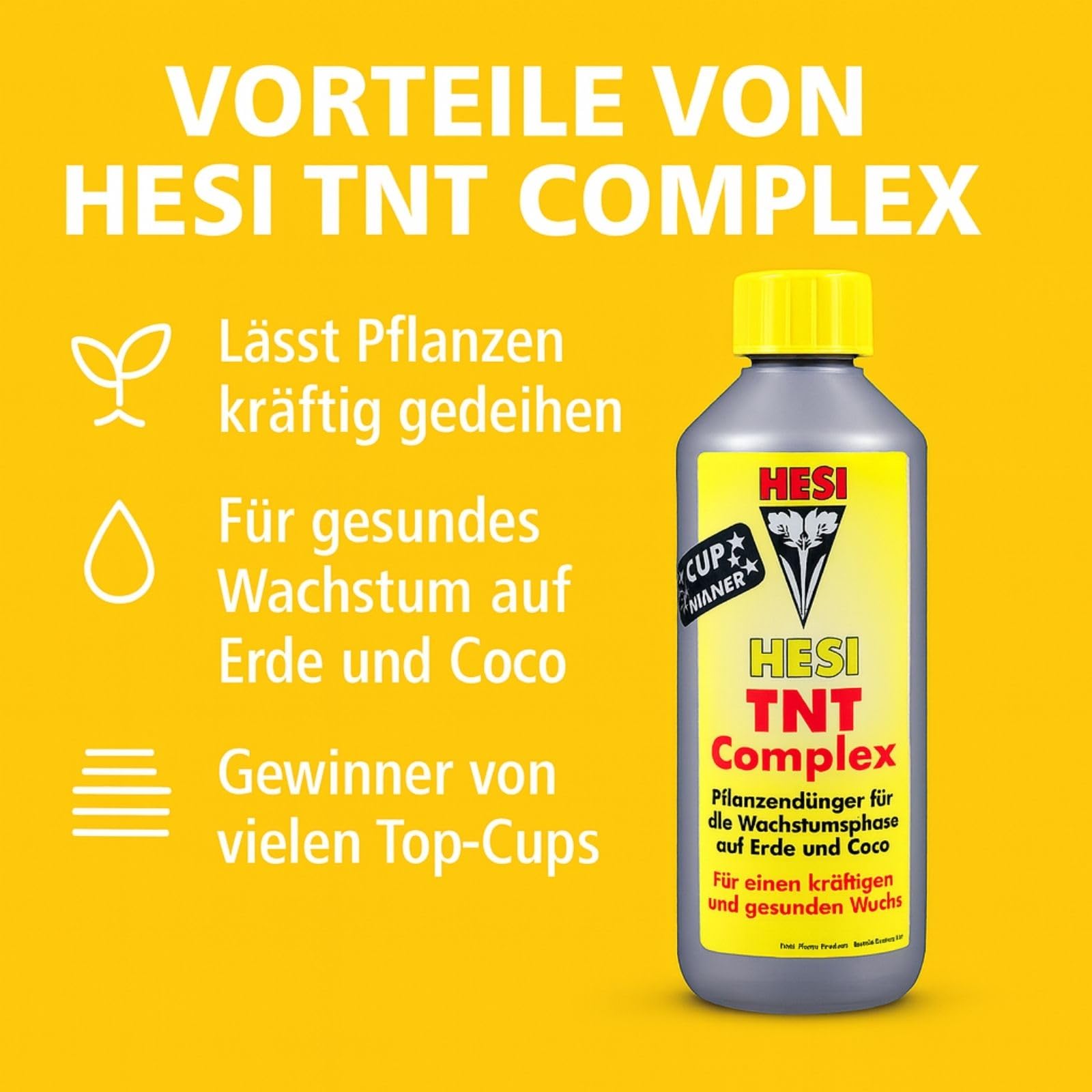 Weedness Hesi TNT Complex 10 litrów nawóz do wzrostu – naturalny nawóz do roślin pokojowych, bio płynny organiczny