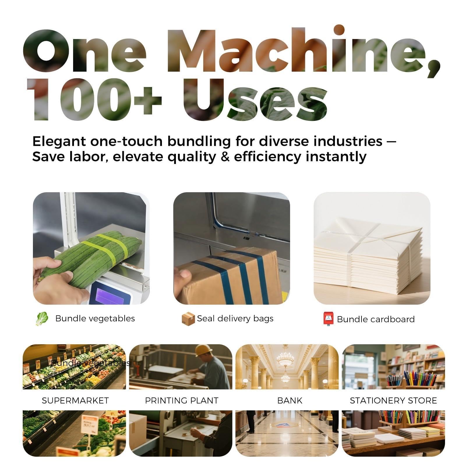 Cerclage Automatique Pour Produits Agricoles, Papeterie Et Impression