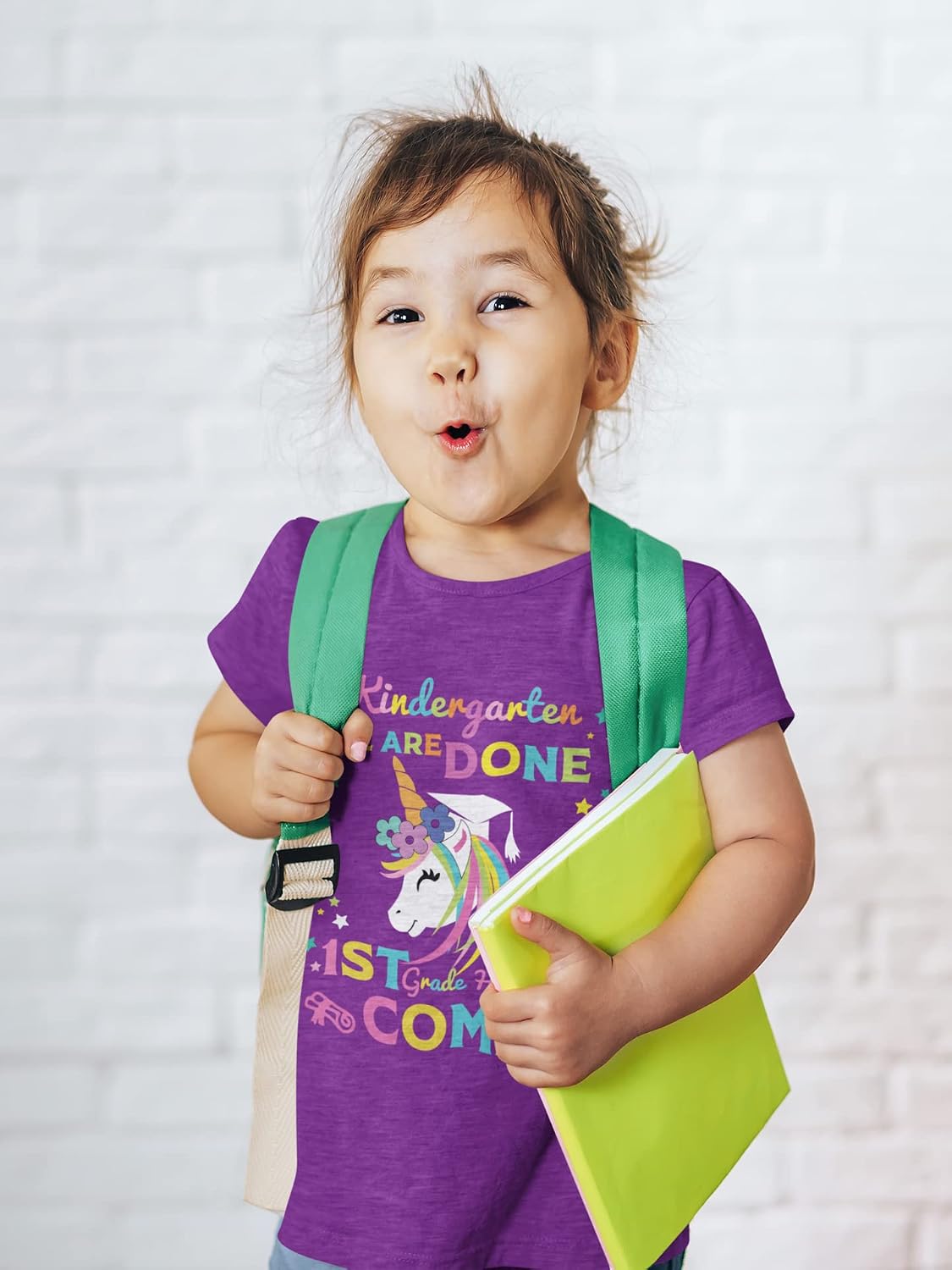 Kindergarten Graduation Shirt Kids Kindergarten Graduation Gifts for Girls T-Shirt Top