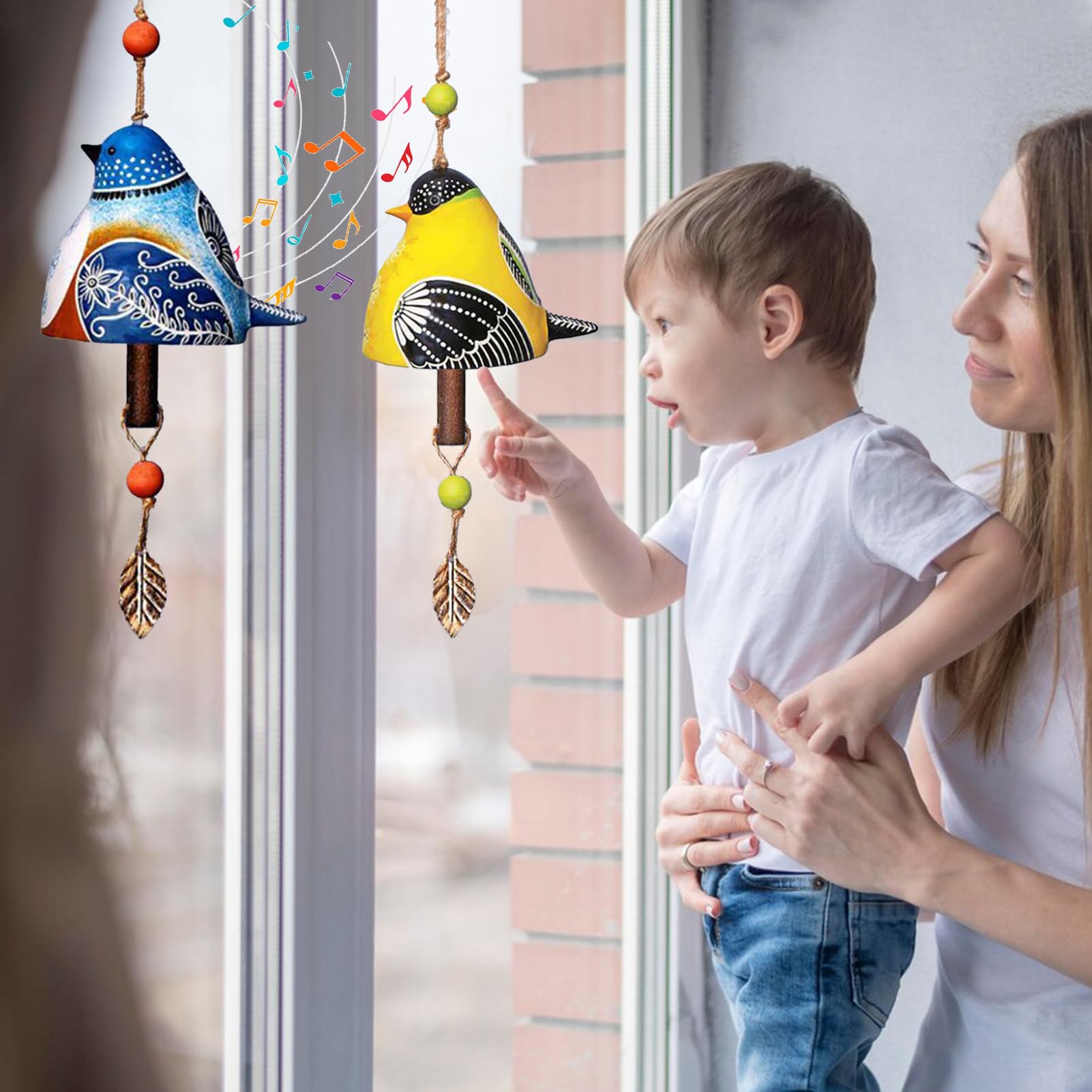 1 Pc Carillons Éoliens En Verre Cadeau De Carillon Éolien