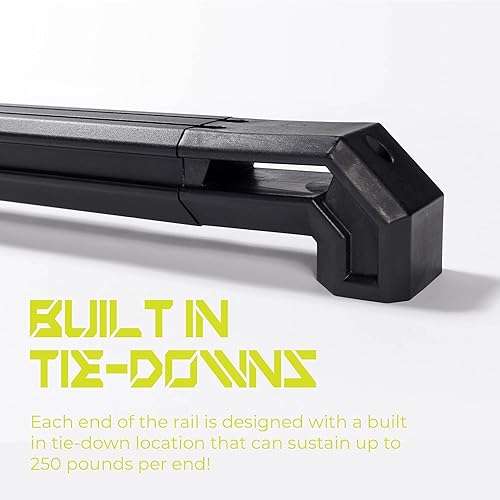 Miniatura 9 de Putco Rieles laterales Tec para Chevy Silverado 1500GMC Sierra 1500 2019-2025 - Cama de 6 pies 6 pulgadas