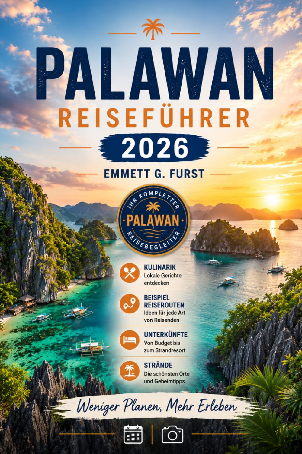 PALAWAN REISEFÜHRER 2026: Philippinen-Reisebegleiter für El Nido, Corón, Puerto Princesa, Inseltouren, versteckte Strände, Unterkunft und Reiseplanung