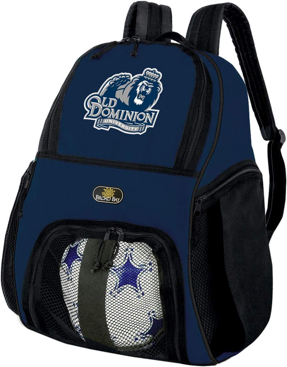 Broad Bay ODU Soccer Backpack or Old Dominion University Volleyball Ball Backpack